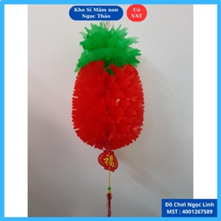 Lồng đèn QUẢ DỨA - Lồng Đèn tết
