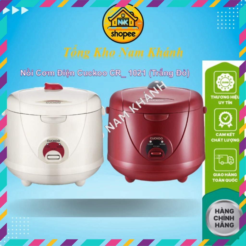 NK_ Nồi Cơm Điện Cuckoo CR-1021 - 1.8 lít , 650W, - Gia Dụng Nam Khánh _NK