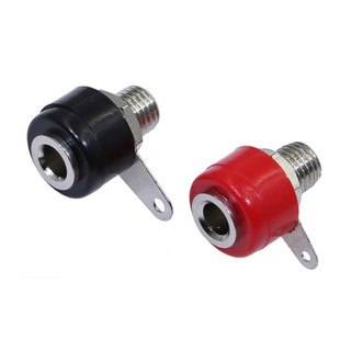 Jack bắp chuối cái 4mm - 1 cặp đỏ đen - 1F11