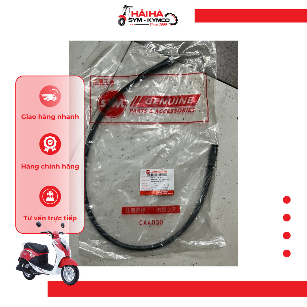 Dây đồng hồ Elite 50cc mã VV1 [Chính hãng SYM]