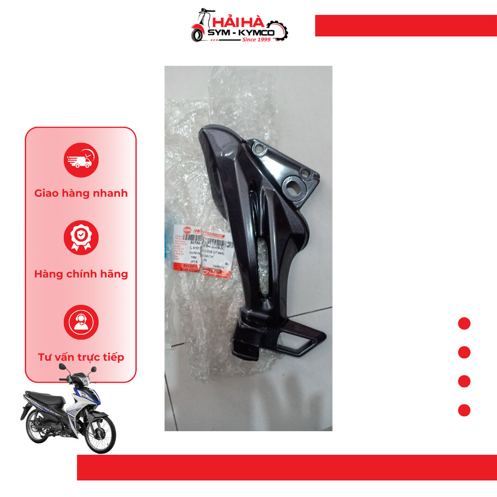 Gác chân bên sau xe Galaxy mã VB4 [Chính hãng SYM]
