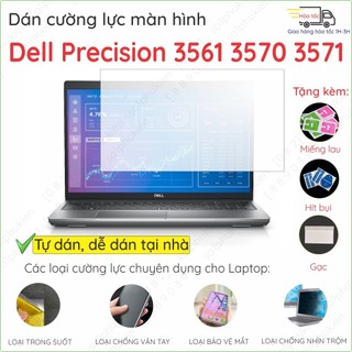 Dán màn hình cường lực Dell Precision 3510/3541/ 3561/ 3570/ 3571 nano dẻo siêu mỏng trong suốt, nhám chống vân tay, cnt