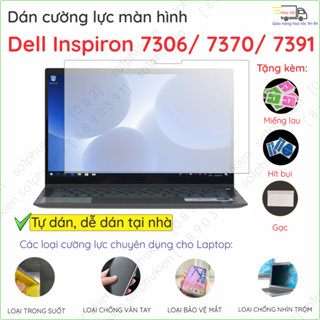 Dán màn hình cường lực Dell Inspiron 7306/ 7370/ 7391/ 7635 2 in 1 nano dẻo trong suốt, nhám chống vân tay