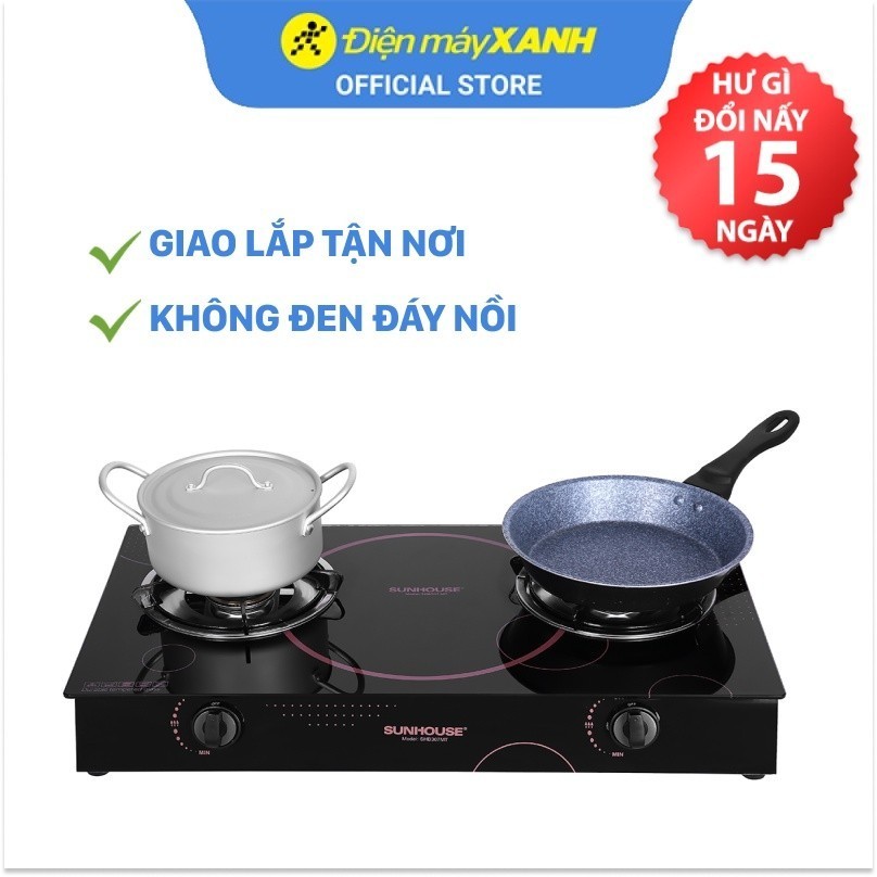 Bếp ga đôi Sunhouse SHB307MT