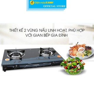 Bếp ga đôi Sakura SA-695SG