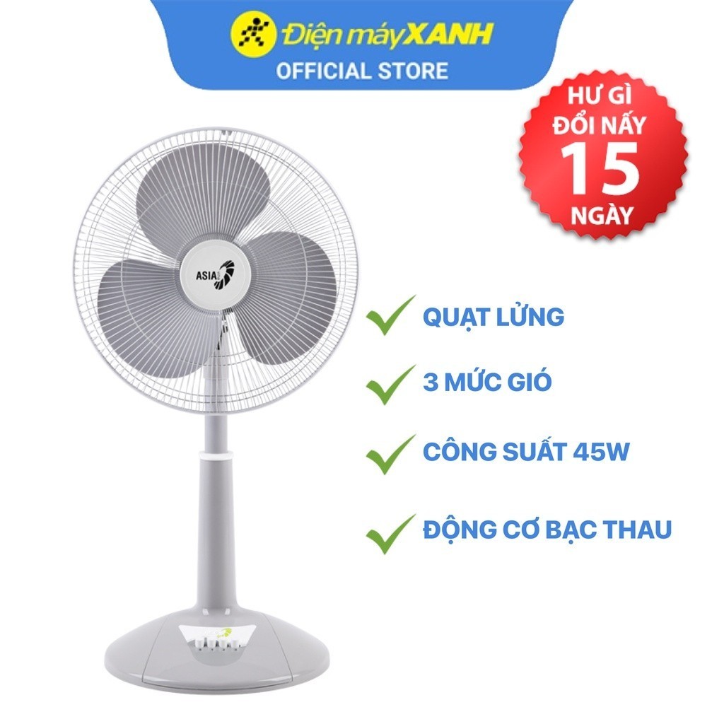[Mã ELHA22 giảm 6% đơn 300K] Quạt lửng Asia A16019-XV0