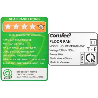 Quạt lửng Comfee CF-FF4019VFW - Hàng chính hãng