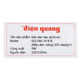 Đèn bàn học Điện Quang DKL14 B