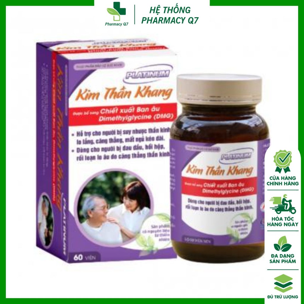 Kim thần khang Platinum (Lọ 60 viên)