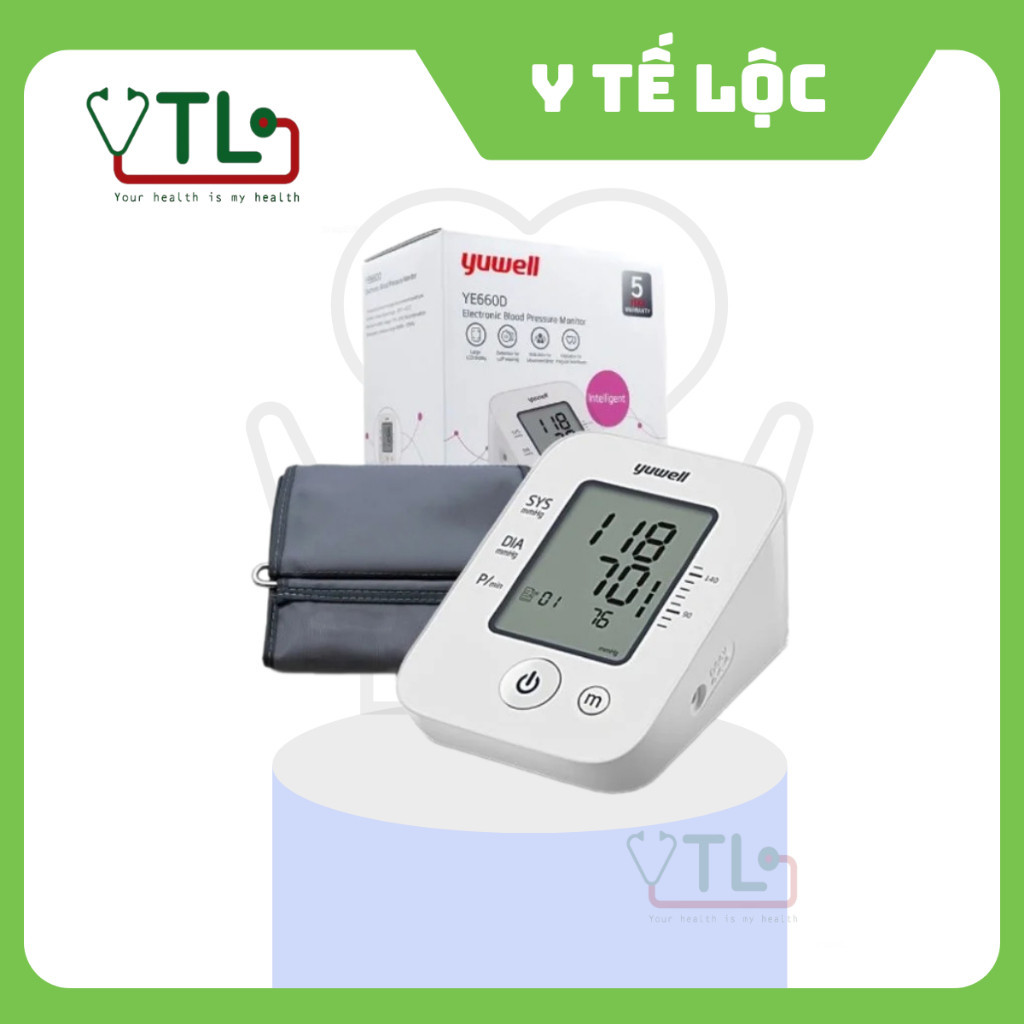 Máy Đo Huyết Áp Yuwell YE660D