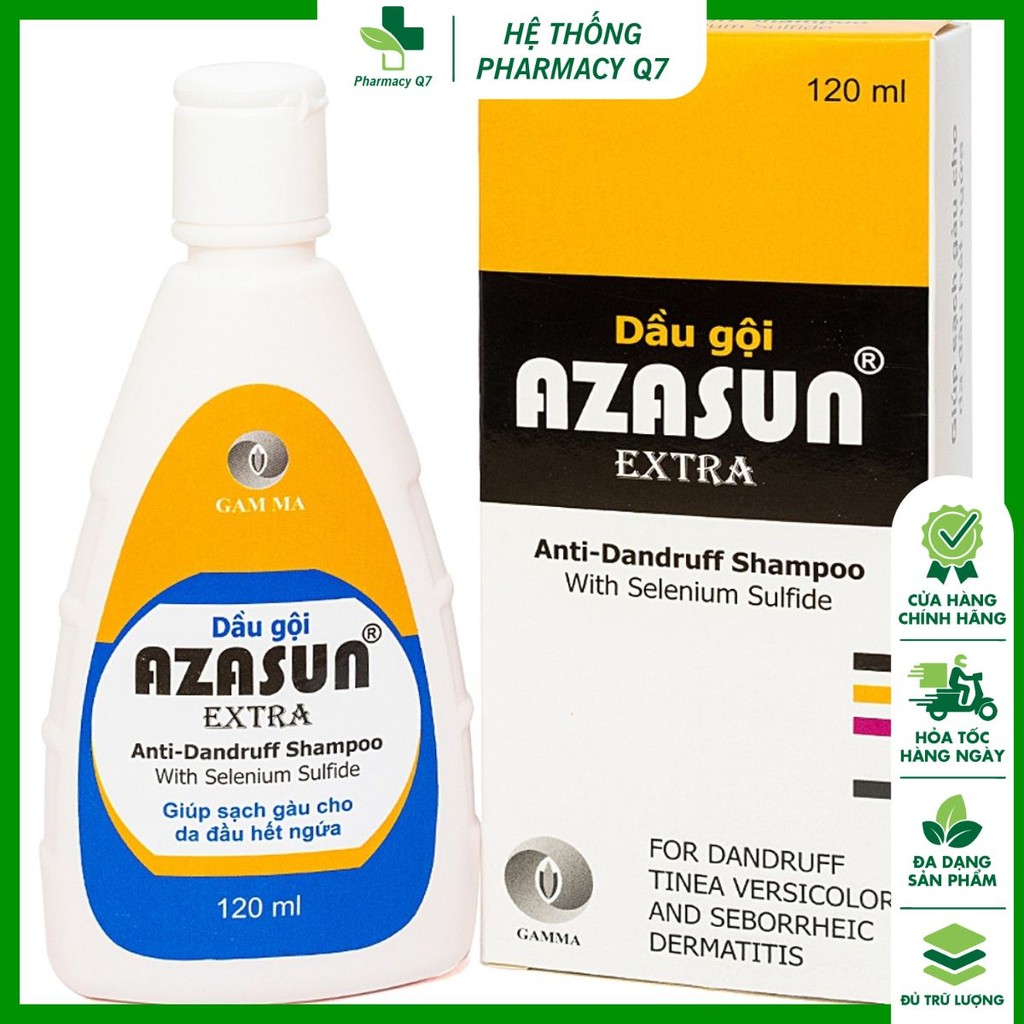 [HÀNG MỚI] DẦU GỘI AZASUN EXTRA CHAI 120ML (VÀNG)