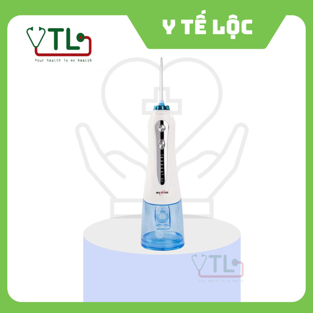 Máy tăm nước cầm tay Maxcare M1Pro 5 chế độ, 5 đầu tăm, bảo hành chính hãng 12 tháng