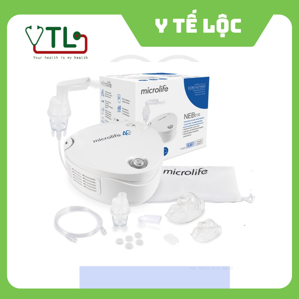 MÁY XÔNG KHÍ DUNG MICROLIFE NEB210  điều chỉnh tốc độ phun