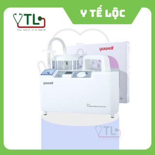 Máy Hút Dịch Hút Đờm Mũi Họng 1 Bình Yuwell 7E-A (tặng kèm 1 đầu hút mũi )