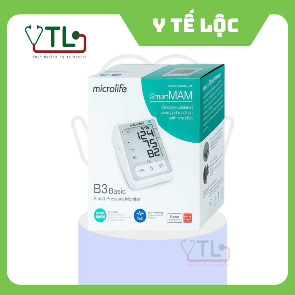 Máy Đo Huyết Áp Bắp Tay Microlife B3 Basic