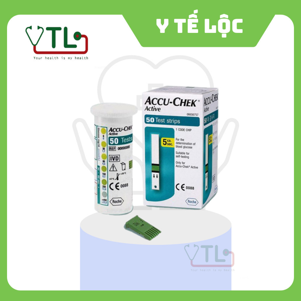 Que thử đường huyết Accu-Chek Active 50