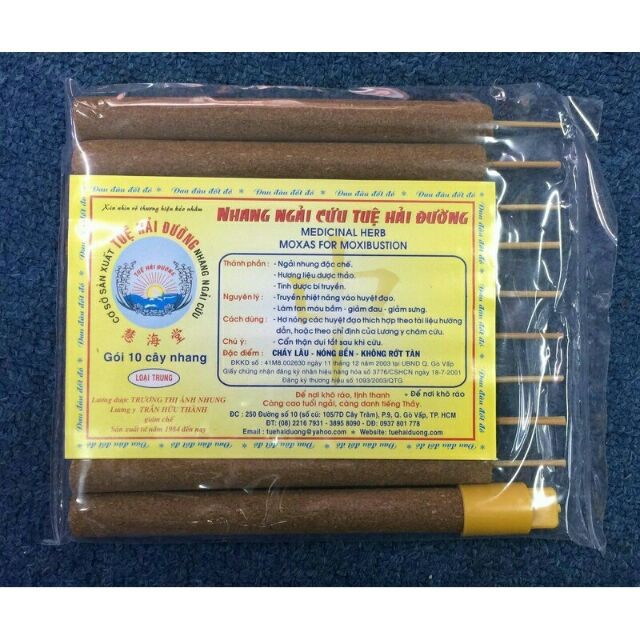 Nhang Ngãi Cứu Tuệ Hải Đường loại trung lớn - 10 cây chính gốc