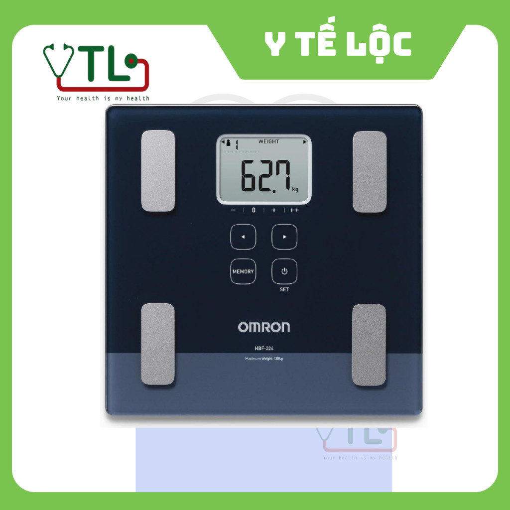Cân Đo Lượng Mỡ Cơ Thể OMRON HBF-224