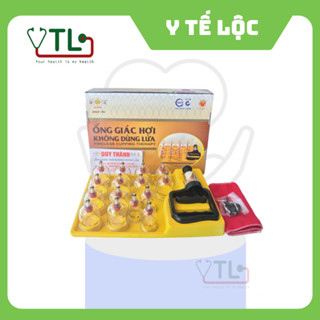 BỘ GIÁC HƠI KHÔNG DÙNG LỬA DUY THÀNH YGH03 15 ỐNG Hộp Giấy