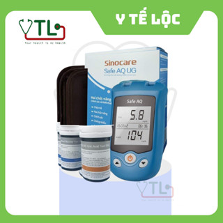 Máy Đo Đường Huyết + Axit Uric ( gút - Gout ): Sinocare Safe AQ UG (Đức) - bảo hành trọn đời - P0044