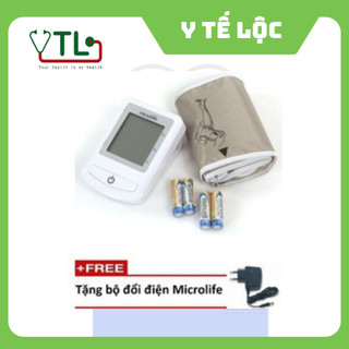 Máy đo huyết áp microlife bp 3nz1-1p + tặng 1 bộ đổi nguồn microlife