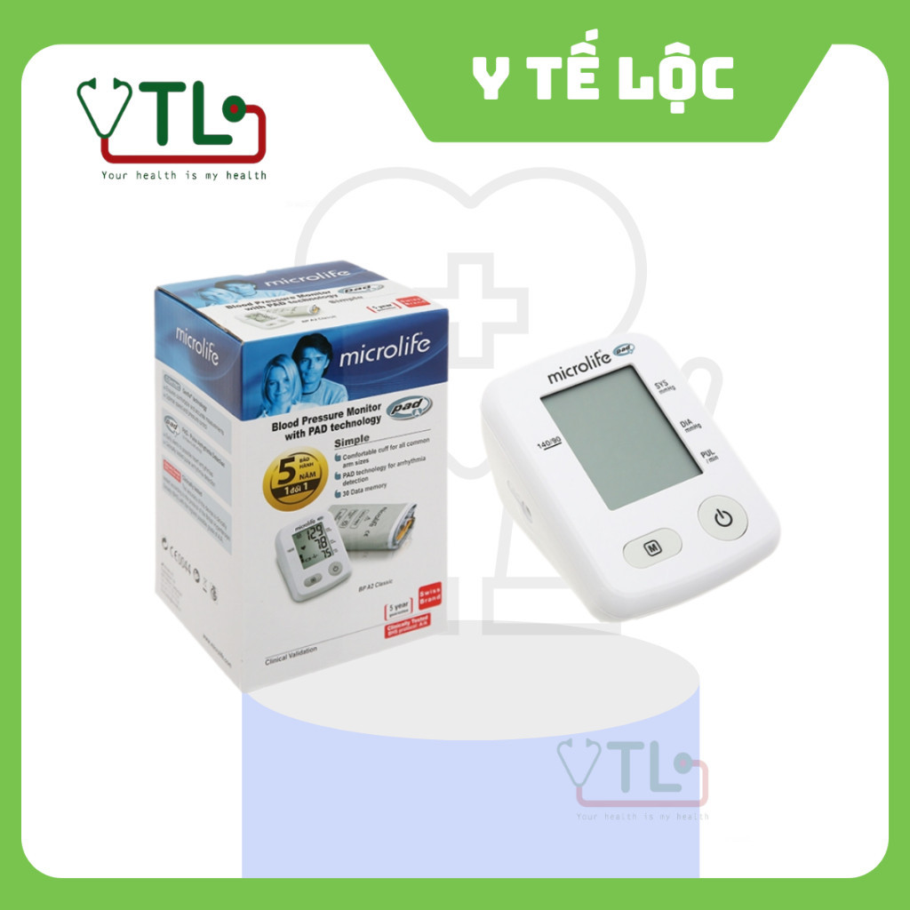 Máy Đo Huyết Áp Microlife BP A2 CLASSIC (BH 5 năm 1 đổi 1)