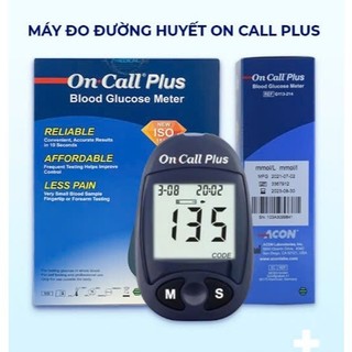 Máy đo đường huyết Acon On call Plus chính hãng kèm 25 que thử