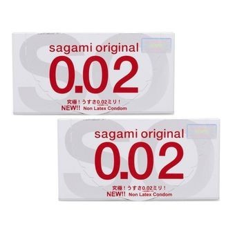 Bao cao su SAGAMI ORIGINAL 0.02 (HỘP 2)