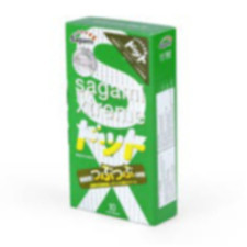 Hộp 10 bao cao su có gai Nhật Bản Sagami Xtreme Green Siêu Mỏng
