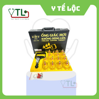  Bộ Giác hơi không dùng lửa Duy Thành Đen YGH02   15 ống  