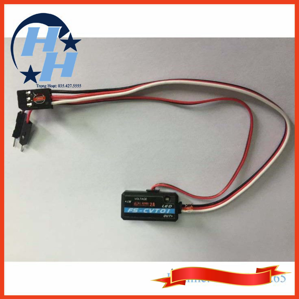 Modun Báo Pin về TX  FS-CVT01 phù hợp với RX FS-IA4B, IA6B, IA10B. máy bay rc maybayrc