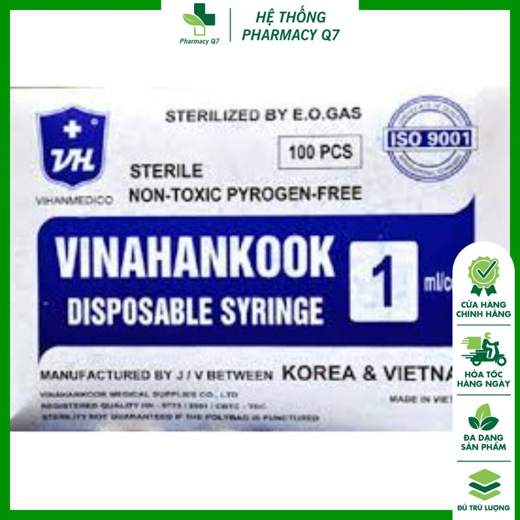 Bơm tiêm Kim Vinahankook 1ml/cc