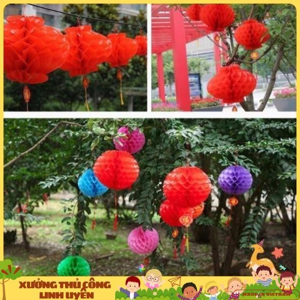 Đèn lồng đỏ mini treo trang trí Lễ Tết