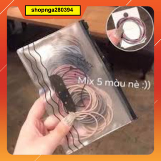 Sét Chun Buộc Tóc Hàn Quốc🍀FREESHIP🍀Dây Buộc Tóc