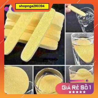 Miếng mút rửa mặt -Bọt biển - rửa mặt Chivey 12 miếng