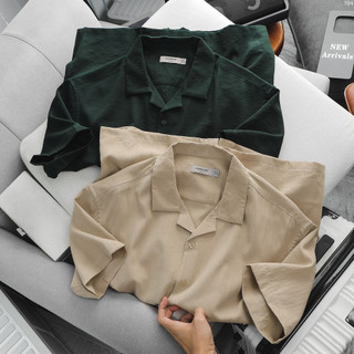 Áo Sơ Mi Nam Basic Linen Cuban ICONDENIM SMID0194