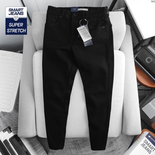 Quần jean nam Smart Jeans ICONDENIM Black Wash thoáng khí chuẩn form QJID0143