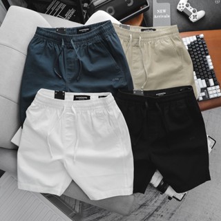 Quần short nam Kaki ICONDENIM Fabric lưng thun thoải mái chất dày dặn - QSID0137