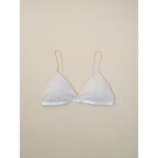  Bralette thun cotton Gân Nude Nhạt
