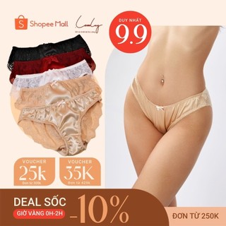 Set 5 Quần lót nữ dây lụa LAMLUY 1Q03NM (màu ngẫu nhiên)