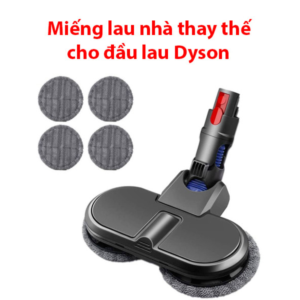 [Bảo Hành] Miếng lau nhà cho đầu lau dyson - chất lượng cao - 1 cặp