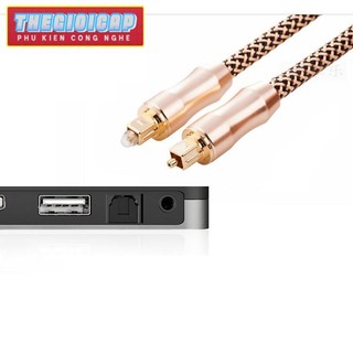 Cáp Quang (Toslink Optical) đầu mạ vàng 24k dài 10m