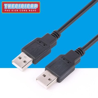 Cáp USB hai đầu đực dài 1.5m (Đen)