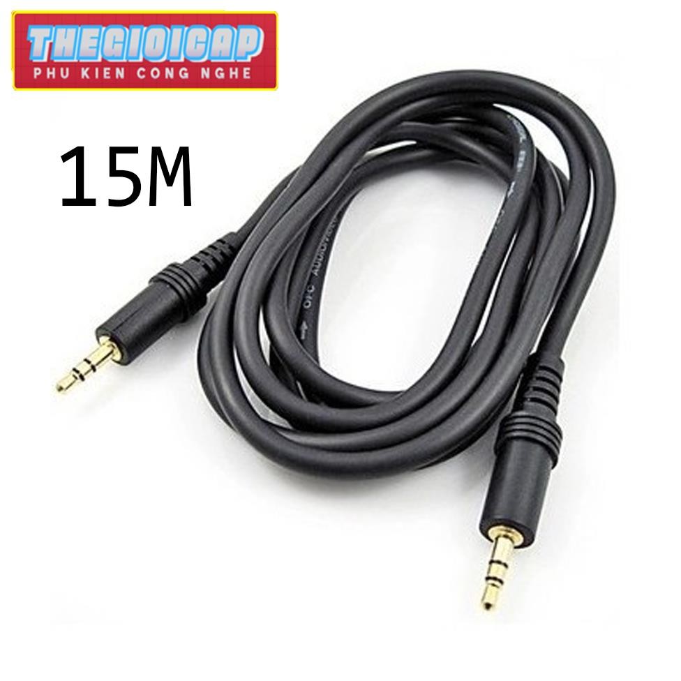 Dây loa 1 ra 1 jack 3.5 15m