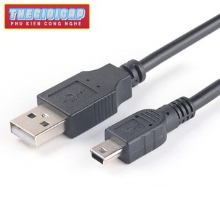 CÁP MINI USB SANG USB 1.5M - Dây MP3 Đen