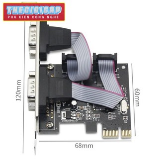 Card PCI Ex To Com RS232