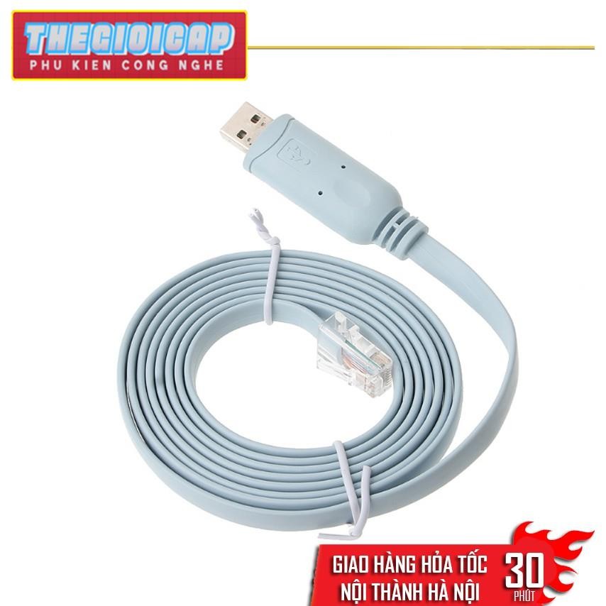 Cáp lập trình Console USB to RJ45 Dài 1.8m
