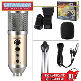 Micro thu âm livestream karaoke 3 trong 1 MK-F500TL