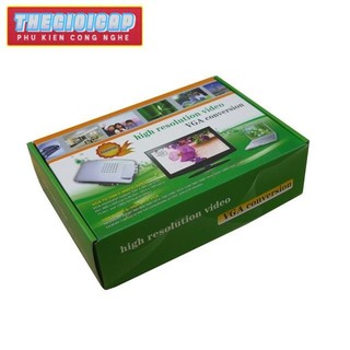 Bộ chuyển đổi AV video sang VGA (đen)
