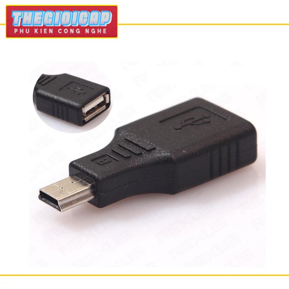 Đầu OTG chuyển đổi Mini USB to USB